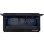 Clopal 8 Hole Black With 3 Multi Sockets+Usb Charging Typec - Image 15