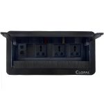 Clopal 8 Hole Black With 3 Multi Sockets+Usb Charging Typec - Image 13