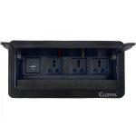 Clopal 8 Hole Black With 3 Multi Sockets+Usb Charging Typec - Image 14