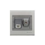 Clopal Elegant Grey Telephone + Tv