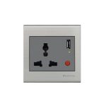Clopal Elegant Grey Usb With Universal Socket