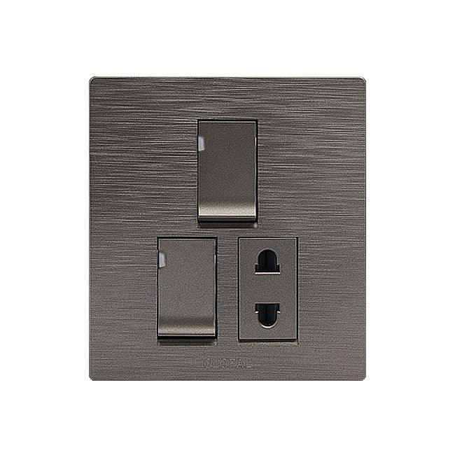 Flatty-2-switch-1-socket-3.jpg Clopal Flatty 2 Switch + 1 Socket - Image 1