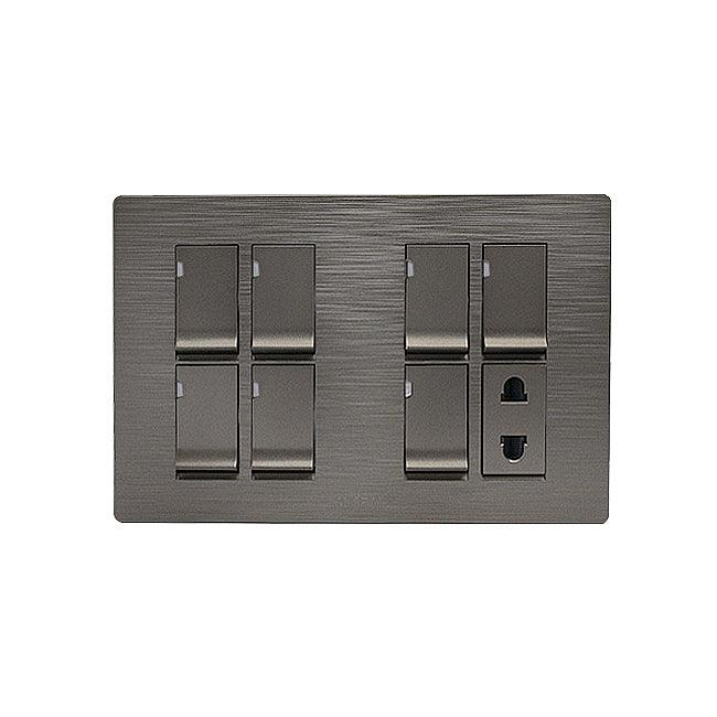 Flatty-7-switch-1-socket-3.jpg Clopal Flatty 7 Switch + 1 Socket - Image 1