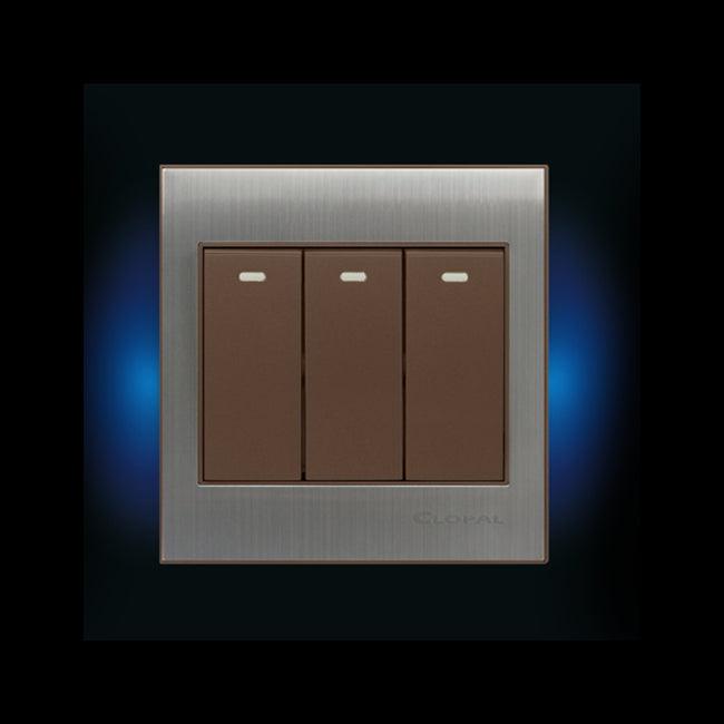 LEDNight-3-GangSwitch.jpg Clopal Led Night 3 Gang 2 Way - Image 1