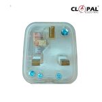 Clopal Transparent 3 Pin Plug