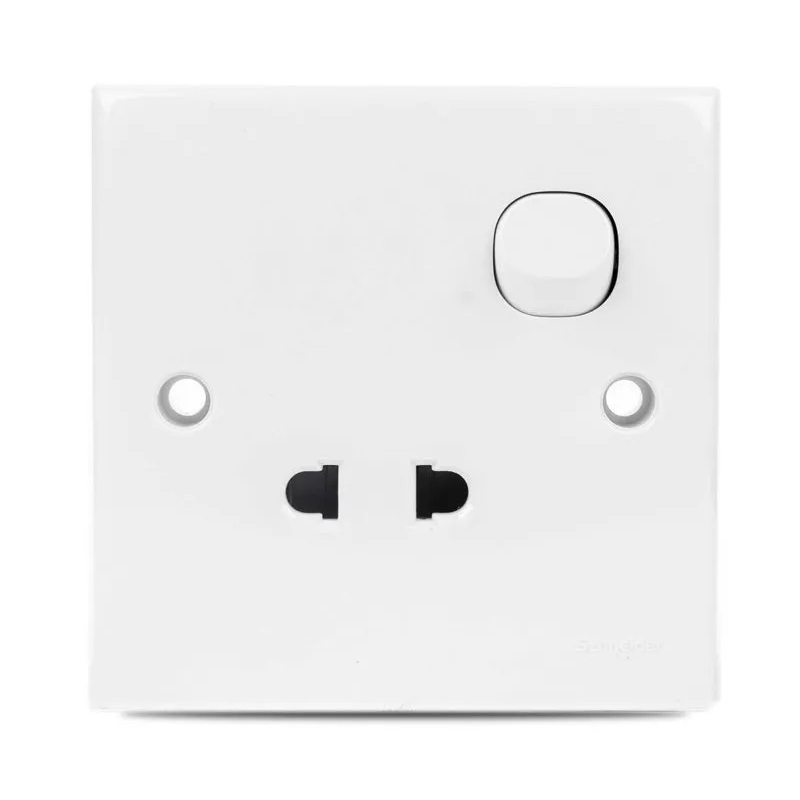 06l52e1e Clipsal E-Series 2 Pin Universal Switch Socket - Image 1