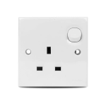 Clipsal E-Series 13A 3 Pin Flat Switch Socket
