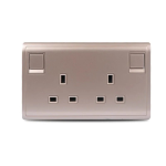 Clipsal Pieno 13A 3 Pin Flat Switched Socket Duplex - Image 3