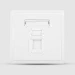 Clipsal Pieno 1-2 Gang Shuttered Plate