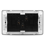 Clipsal Zencelo 13A 3 Pin Flat Duplex Switch Socket - Image 2