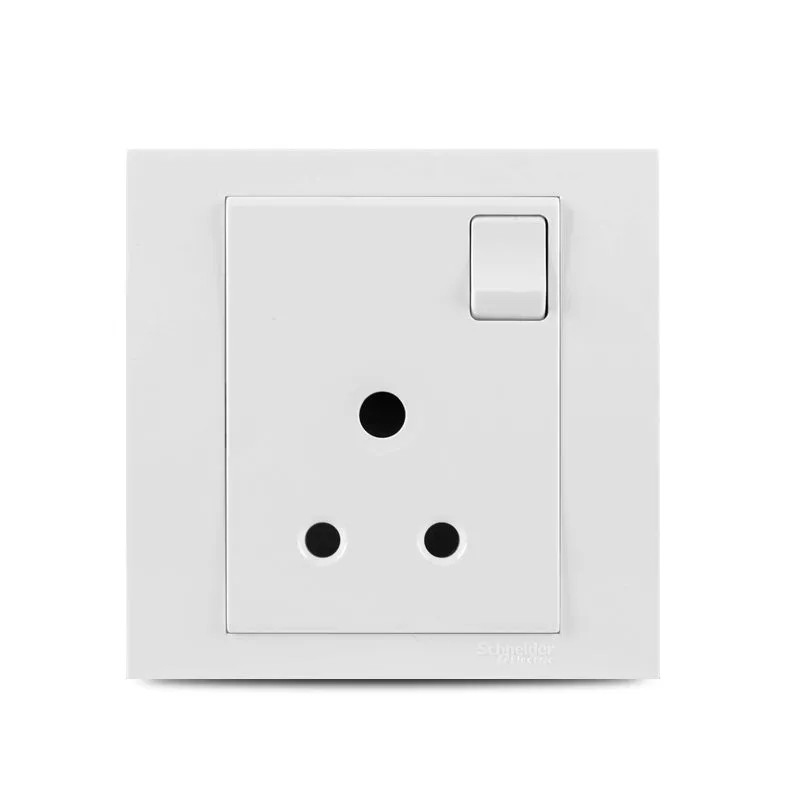 c5uuoddn Clipsal Vivace 5A 3 Pin Round Switch Socket - Image 1