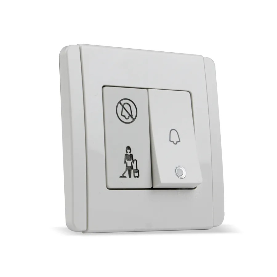 dka6ayfo Clipsal Neo Bell Press Switch with " PCU & DND" Indicator - Image 1