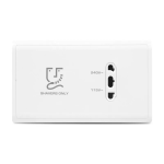 Clipsal Pieno Universal Shaver Socket 115V/240V (Horizontal)