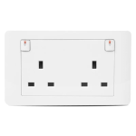 Clipsal Zencelo 13A 3 Pin Flat Duplex Switch Socket