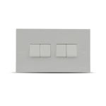 Clipsal Wilco 4 Gang 1 Way Switch W1284/0