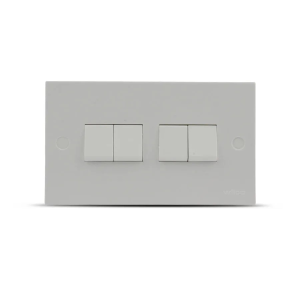 Clipsal Wilco 4 Gang 1 Way Switch W1284/0