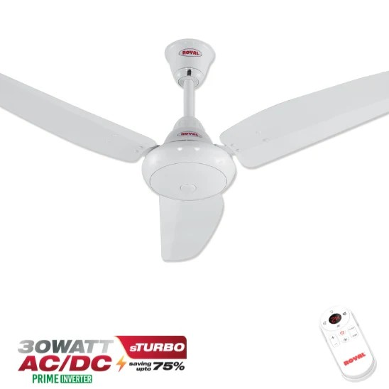 idyn13op Royal Fans Opal- Prime ACDC Ceiling Fan - Image 1