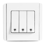 Clipsal Neo 1-3 Gang Vertical White With LED - Image 3