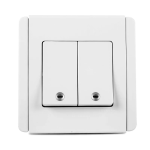 Clipsal Neo 1-3 Gang Vertical White With LED - Image 2