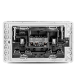 Clipsal Neo 13A 3 Pin Flat Duplex Switched Socket - Image 3
