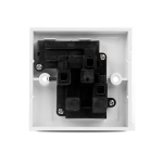 Clipsal E-Series 13A 3 Pin Flat Switch Socket with Neon - Image 2