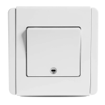Clipsal Neo 1 Gang 2 way Switch Vertical White with LED and Fluorescent - Image 2