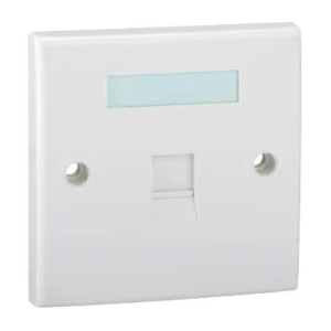Clipsal Digilink 1 Gang Shuttered Wall Plate