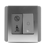 Clipsal Neo 2 Gang Switch with DND & PCU Indicator - Image 2