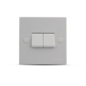 Clipsal Wilco 2 Gang 1 Way Switch W1282/0