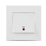 Clipsal Vivace Double Pole Switch With Neon 20A