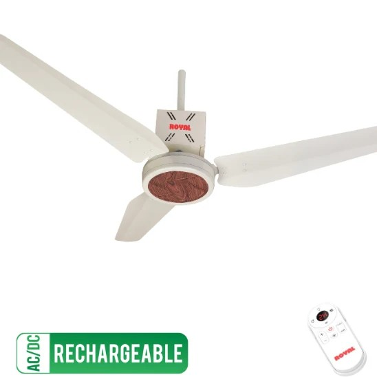 zyrv952m Royal Fans Passion Grace - ACDC Rechargeable Ceiling Fan - Image 1