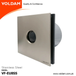 Voldam European Design Exhaust Fan Stainless Steel SS
