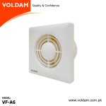 Voldam Fabulous Design Wall and Glass Exhaust Fan - Image 2