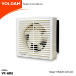 Voldam Full Plastic Grille Square Exhaust Fan