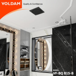Voldam Ceiling Mount Exhaust Fan BQ Series Elegant Black - Image 4