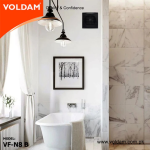 Voldam Slim - Unique & Stylish Exhaust Fan Elegant Black - Image 4