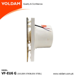 Voldam European Design Exhaust Fan Golden SS - Image 3
