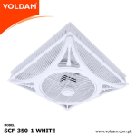 Voldam Innovative European Design Ceiling Fan 14" Open (Inverter 30 Watts)