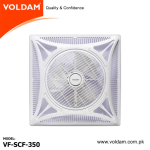 Voldam False Ceiling Fan 14" 2x2 Super Slim