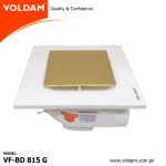 Voldam Innovative European Design Ceiling Mount Exhaust Fan Golden SS