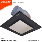 Voldam Innovative European Design Ceiling Mount Exhaust Fan Stainless Steel SS - Image 2
