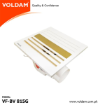 Voldam Ceiling Mount Exhaust Fan BV Series Golden SS - Image 3