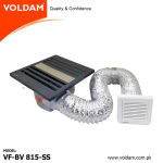 Voldam Ceiling Mount Exhaust Fan BV Series Stainless Steel SS